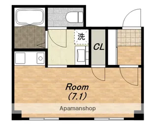 発春レジダンス【305号室】の間取り
