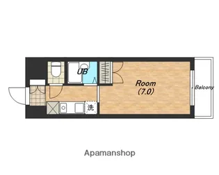 シャトークローネ【207号室】の間取り