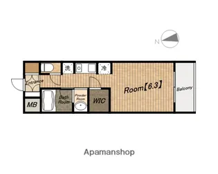 アークアベニュー天王寺【13階】の間取り