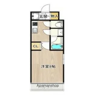 インプルーブ四天王寺【8階】の間取り