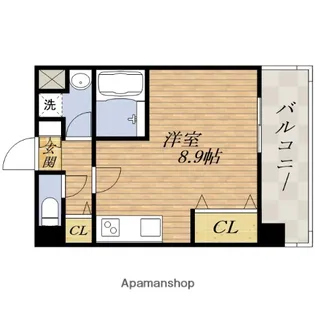 CREA放出西【5階】の間取り