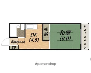 エクセル東大門【5階】の間取り