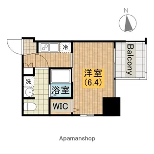 アドバンス上町台プレジール【10階】の間取り