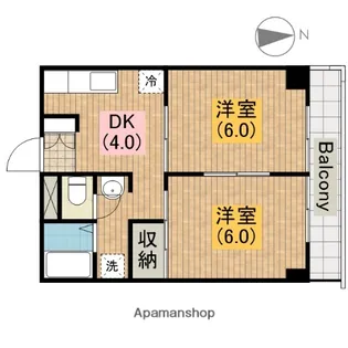 太平第13ビル【301号室】の間取り