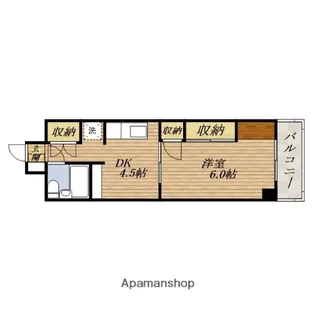メゾンハーミティジ【306号室】の間取り