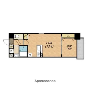 ラ・フェスタ真田山【7階】の間取り