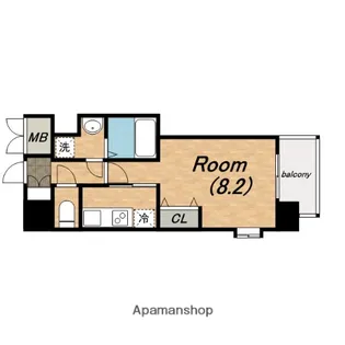 FRONT FIELD Tennoji【10階】の間取り