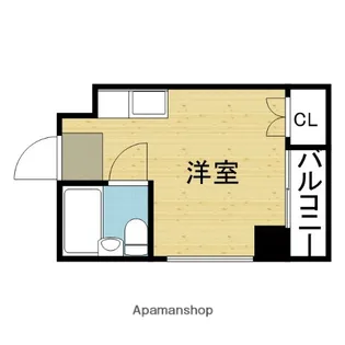 シティアーク天王寺【2階】の間取り