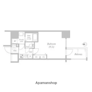 メインステージ心斎橋EAST【6階】の間取り