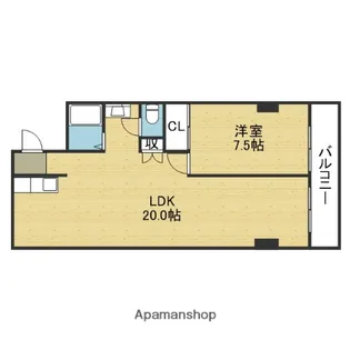 メゾンドール天王寺【3階】の間取り