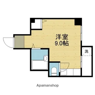 ロッキービル【404号室】の間取り