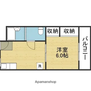 新谷町第3ビル【409号室】の間取り