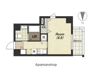 瓦屋文楽【7階】の間取り