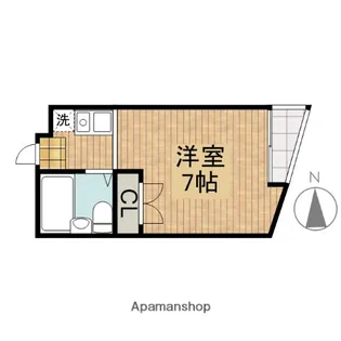 IーZONE【305号室】の間取り