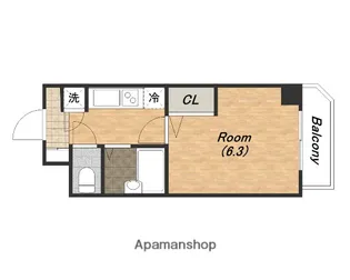 S・Eファースト【10階】の間取り