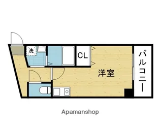 ラ・ヴェルデューア茶臼山【306号室】の間取り