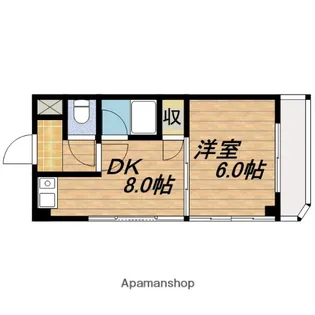 モリビル京橋【511号室】の間取り