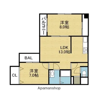 RIPPLU OASISSQUARE【3階】の間取り