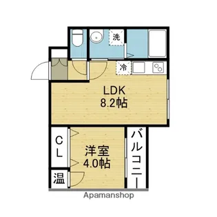 大阪府大阪市平野区加美西1丁目【アパート】の間取り
