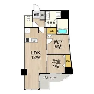 レジディア堺筋本町プレイス【6階】の間取り