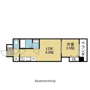 大阪府大阪市平野区加美東5丁目【マンション】の間取り