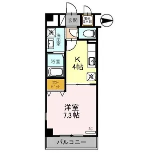 ソレアード昼ケ丘【3階】の間取り