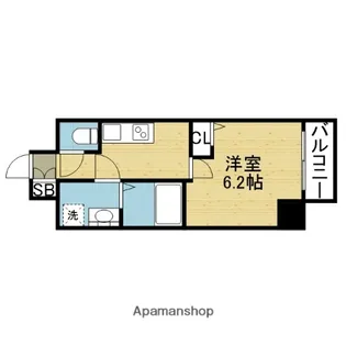 ネスト谷六【704号室】の間取り