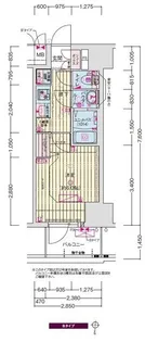 プレサンス天王寺 勝山【0403号室】の間取り