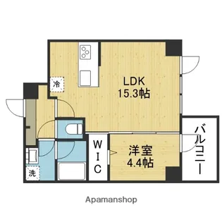 BRAVE徳井町【1202号室】の間取り