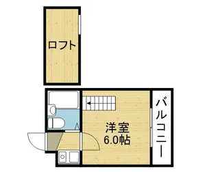 1Rの間取り画像