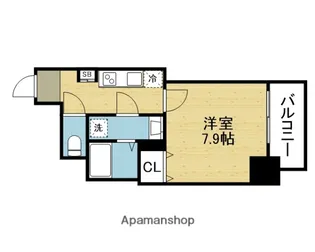 エグゼ堺筋本町【1101号室】の間取り