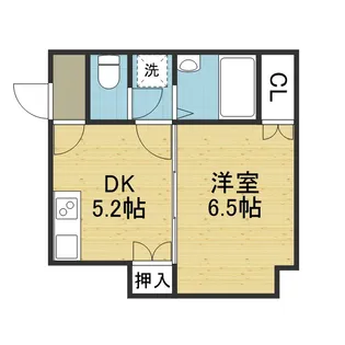 フジヤマンション【101号室】の間取り