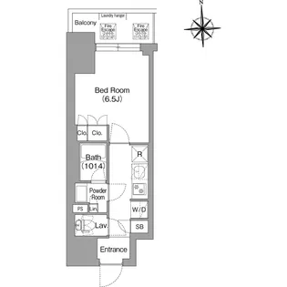 コンフォリア・リヴ博労町一丁目Q【12階】の間取り