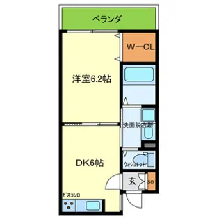 STABLE SHOJIHIGASHI (ステーブル小路東)【203号室号室】の間取り