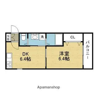 STABLE SHOJIHIGASHI【1階】の間取り
