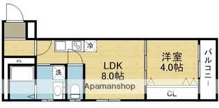 MUSE ZIOⅤ【1階】の間取り