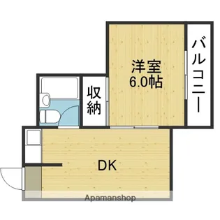 日清ビル【303号室】の間取り
