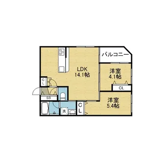 グラン今里NORTH【3階】の間取り