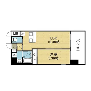プレジオ城東【11階】の間取り
