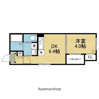 ハーモニーテラス平野ドゥエ【2階】の間取り