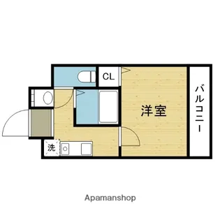 生野ハイツ【3階】の間取り