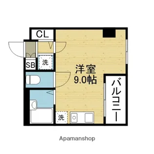 カトルセゾン四季【4階】の間取り