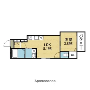 yumaison west【2階】の間取り