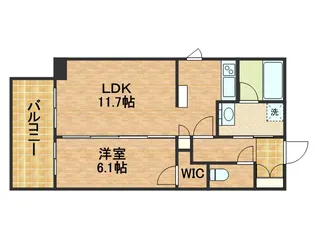 ブリリアント同心【0403号室】の間取り