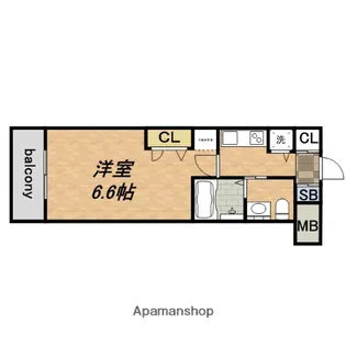 アーデンタワー本町イースト【12階】の間取り