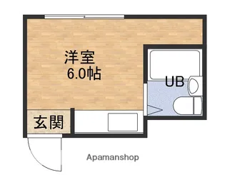 大宝大手前ロイヤルハイツ【5階】の間取り