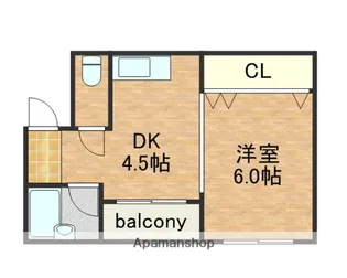 ミレ21【501号室】の間取り