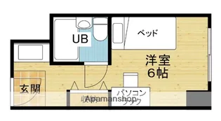 ステュディオ新大阪【2階】の間取り