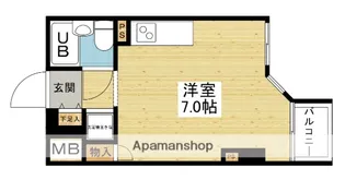 ライオンズマンション南方【2階】の間取り