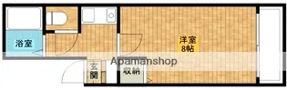 エクセレント上新8【4階】の間取り